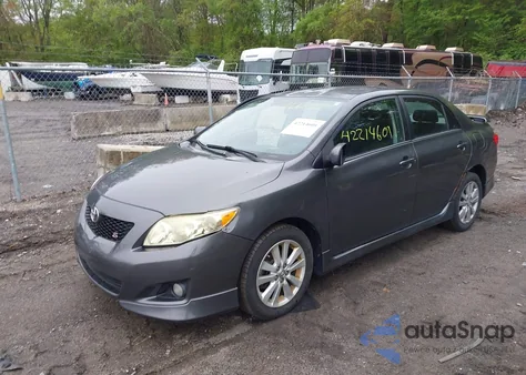 2009 Toyota Corolla S from USA, damaged, VIN 2T1BU40E29C156642